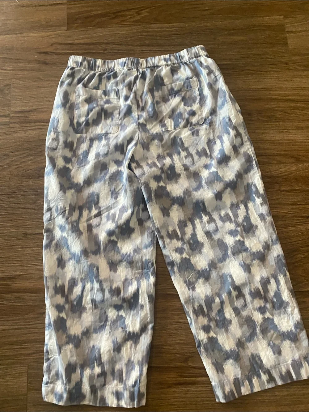 ORGANIC COTTON BRUSHSTROKE PAJAMA PANTS size M